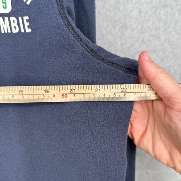 Abercrombie Fitch Mens VTG Shirt Size XL Blue 90s Muscle Slalom Team District 9 - Picture 10 of 10